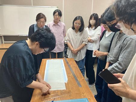 9월 22일, <장인과 함께 한 땀 한 땀 짓는 무늬> 1회차 이미지